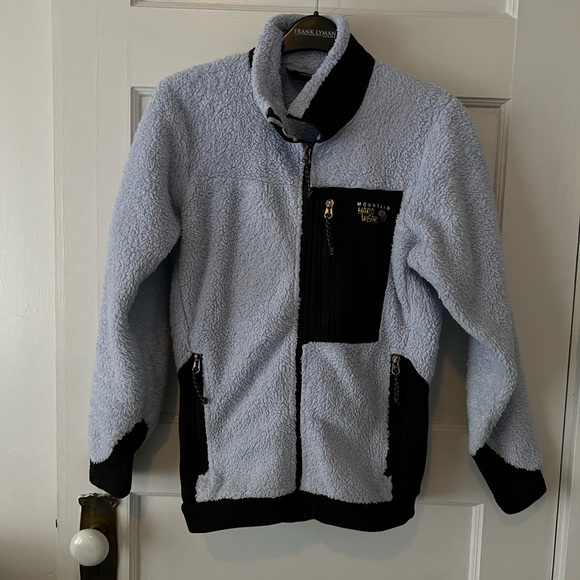 Mountain Hardwear Fleece Jacket Lavender/Arctic Blue Color - Picture 1 of 9